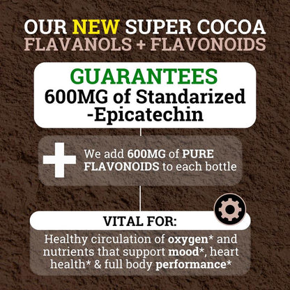 Cocoa Flavanols Daily Drink Mix – 25 Servings