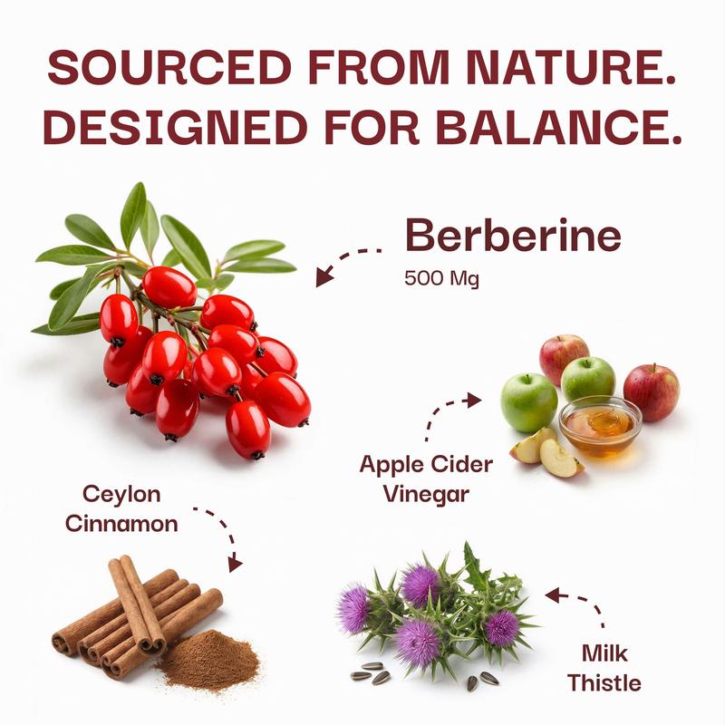 Berberine Metabolism Support 500 mg – 60 Gummies