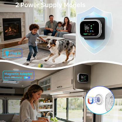 6-in-1 Home Smoke & Gas Safety Monitor