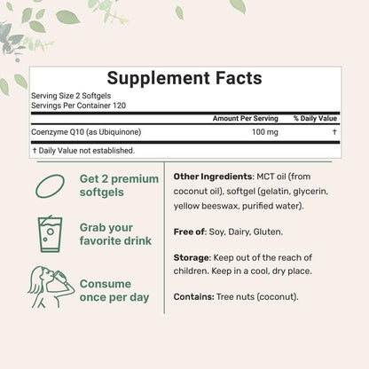 CoQ10 Energy Support — 240 Softgels