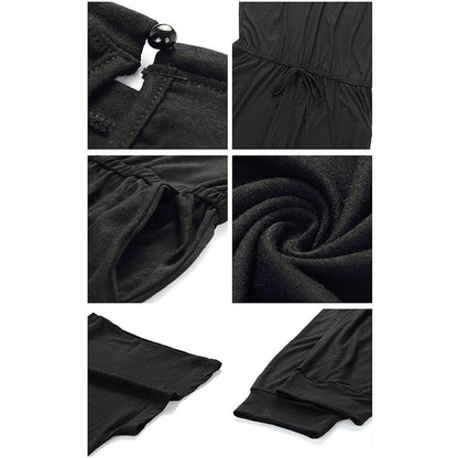 Women’s Off-Shoulder Stretch Jumpsuit