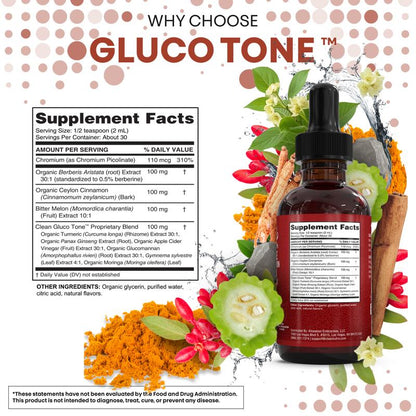 Glucose Control Support Drops – 30 ml