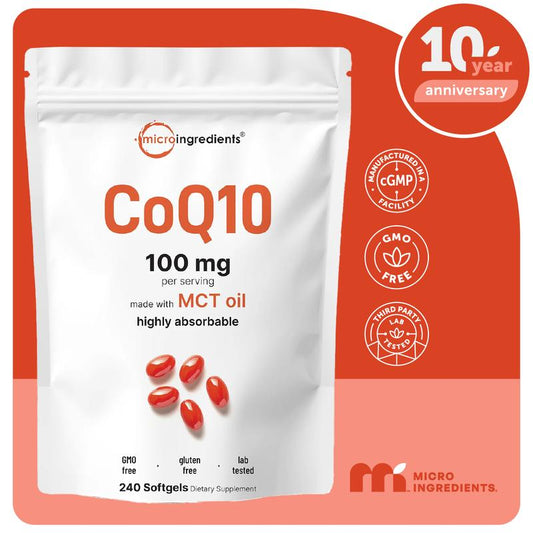 CoQ10 Energy Support — 240 Softgels